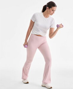 �C�f�I���M�[ ���f�B�[�X �{�g���X ���M���X IDeology Women'studio High Rise Flare Leggings Created for Macy's Chalky Rose