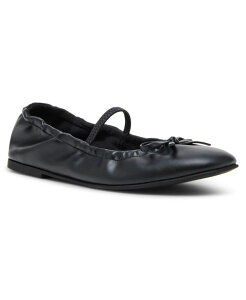 �}�b�f���K�[�� ���f�B�[�X �V���[�Y �X���b�|���E���[�t�@�[ Madden Girl Women's Becca Mary Jane Slip-On Ballet Flats Black �u���b�N