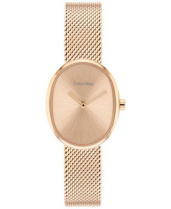 �J���o���N���C�� ���f�B�[�X �A�N�Z�T���[ �r���v ���b�V�� T�V���c Calvin Klein Women's Euphoria Rose Gold Tone Stainlessteel Mesh Bracelet Watch 23.2mm Rose Gold �S�[���h