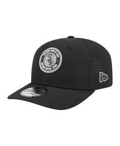 �j���[�G�� �����Y �A�N�Z�T���[ �X�q New Era Men's Black Chicago White Sox Circle 9SEVENTY Adjustable Hat Black �u���b�N