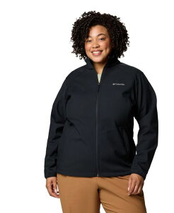 �R�����r�A ���f�B�[�X �A�E�^�[ �W���P�b�g�E�u���]�� �v���X�T�C�Y Columbia Plusize Kruseridge III Softshell Jacket Black �u���b�N