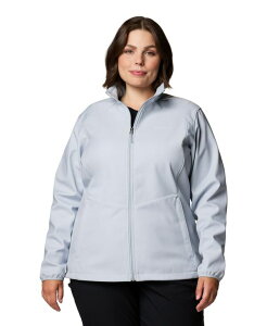 �R�����r�A ���f�B�[�X �A�E�^�[ �W���P�b�g�E�u���]�� �v���X�T�C�Y Columbia Plusize Kruseridge III Softshell Jacket Cirrus Grey �O���[