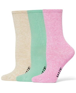 �q���[ ���f�B�[�X �A���_�[�E�F�A �C�� Hue Women's 3 Pack Crew Socks Crocus Pack