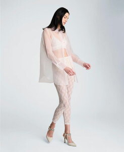�P�l�X�R�[�� ���f�B�[�X �g�b�v�X �V���c �V�A�[ Kenneth Cole Women's Oversized Sheer Collared Tunic Shirt Chintz Pink �s���N