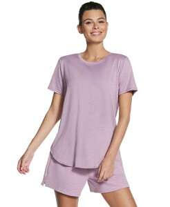 �X�P�b�`���[�Y ���f�B�[�X �g�b�v�X T�V���c Skechers Women's Active Go Walk Wear Go Dri Swiftunic T-Shirt Misty Mauve Heather �w�U�[