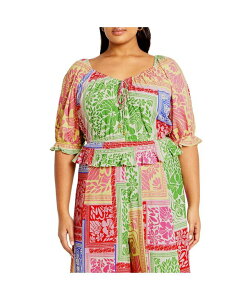 �V�e�B�[�V�b�N ���f�B�[�X �g�b�v�X �V���c CITY CHIC Women's Love Anthem Top Love anthem
