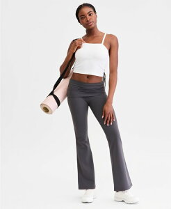 �C�f�I���M�[ ���f�B�[�X �{�g���X ���M���X IDeology Women'studio Foldover Waist Flare Leggings Macy's Exclusive Deep Charcoal �`���R�[��