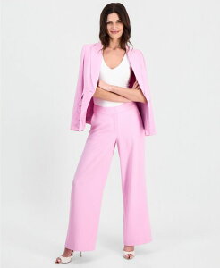�^�n���G�[�G�X�G�� ���f�B�[�X �A�E�^�[ �W���P�b�g�E�u���]�� �u���U�[ Tahari ASL Women's One-Button Peak-Lapel Blazer Pink Macaroon �s���N