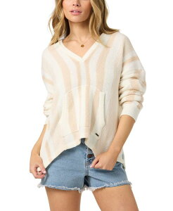 �I�j�[�� ���f�B�[�X �A�E�^�[ �j�b�g�E�Z�[�^�[ O'Neill Women's Catamaran Relaxed Hooded Sweater Tapioca