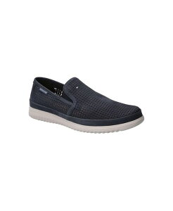 ���t�B�X�g �����Y �V���[�Y �X���b�|���E���[�t�@�[ Mephisto Men's Tiago Nubuck Slip-Onavy �l�C�r�[