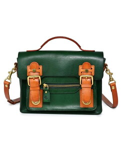 �I�[���h�g�����h ���f�B�[�X �o�b�O �~�j ���U�[ OLD TREND Women's Genuine Leather Aster Mini Satchel Green �O���[��