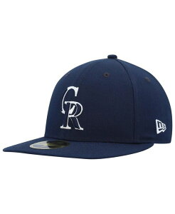 �j���[�G�� �����Y �A�N�Z�T���[ �X�q New Era Men's Navy Colorado Rockies Oceanside Low Profile 59FIFTY Fitted Hat Navy �l�C�r�[