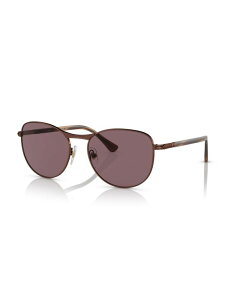 �y���\�� ���f�B�[�X �A�N�Z�T���[ �T���O���X�E�A�C�E�F�A Persol Unisex Polarized Sunglasses PO1002Shiny Brown �u���E��