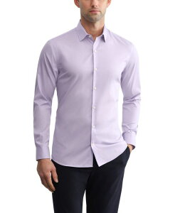 �J���o���N���C�� �����Y �g�b�v�X �V���c ���� Calvin Klein Men's Long-Sleeve Spread Collar Dresshirt Orchid