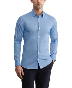 �J���o���N���C�� �����Y �g�b�v�X �V���c ���� Calvin Klein Men's Long-Sleeve Spread Collar Dresshirt Stream
