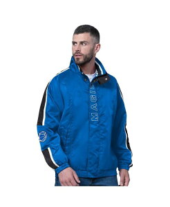 �X�^�[�^�[ �����Y �A�E�^�[ �W���P�b�g�E�u���]�� Starter Men's Blue Orlando Magic Freestyle Lightweight Full-Zip Jacket Blue Black �u���b�N