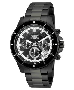 �C���r�N�^ �����Y �A�N�Z�T���[ �r���v Invicta Men's 12458 Pro Diver Quartz Chronograph Dial Watch Black �u���b�N
