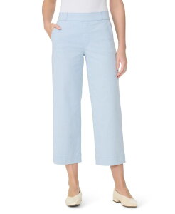 �O�����A�o���f�[�r���g ���f�B�[�X �{�g���X �f�j���p���c �N���b�v�h �W�[���Y Gloria Vanderbilt Women'shape-Effect Wide-Leg Cropped Pull-On Jeans Morning Dew