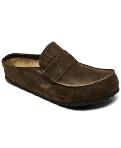 �r���P���V���g�b�N �����Y �V���[�Y �X�j�[�J�[ �X�G�[�h Birkenstock Men's Naples Wrapped Suede Casual Clogs from Finish Line Carafe