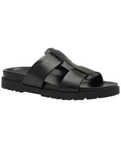 �J���o���N���C�� �����Y �V���[�Y �X���b�|���E���[�t�@�[ Calvin Klein Men's Rolinde Slip-on Casual Slides Black �u���b�N