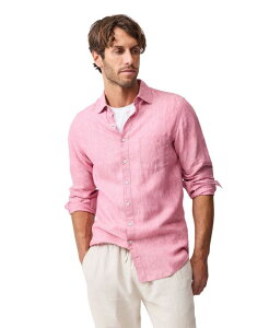 ���b�h�A���h�O�� �����Y �g�b�v�X �V���c ���l�� Rodd & Gunn Men's Coromandel Sport Fit Linen Shirt Orchid