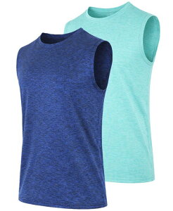 �M�����N�V�[�o�C�n���r�b�N �����Y �g�b�v�X T�V���c �N���[�l�b�N Galaxy By Harvic Galaxy Kick Start Gear Men's Crewneck T-Shirt 2-Pack Royal/Aqua �A�N�A