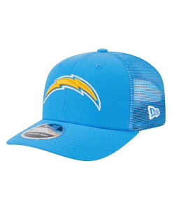 �j���[�G�� �����Y �A�N�Z�T���[ �X�q New Era Men's Powder Blue Los Angeles Chargers Main Trucker 9SEVENTY Stretch Snap Hat Powder Blue �u���[
