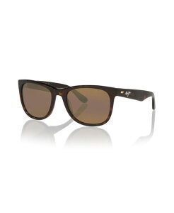 �}�E�C�W�� ���f�B�[�X �A�N�Z�T���[ �T���O���X�E�A�C�E�F�A Maui Jim Unisex Rectangle Kikonia Xl Polarized Sunglasses MJ000805 Tortoise