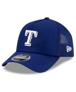 �j���[�G�� �����Y �A�N�Z�T���[ �X�q New Era Men's Royal Texas Rangers 2026 Batting Practice Apex 9FORTY Adjustable Trucker Hat Royal