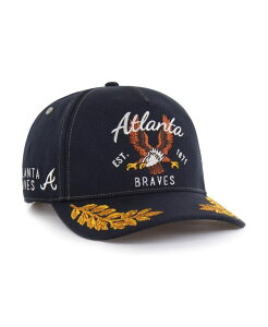 47 �u�����h �����Y �A�N�Z�T���[ �X�q '47 Brand Men's Navy Atlanta Braves Keepsake Collection Adjustable Hitchat Navy �l�C�r�[
