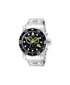 �C���r�N�^ �����Y �A�N�Z�T���[ �r���v Invicta Men's 10372 Pro Diver Quartz Chronograph Dial Watch Silver �V���o�[
