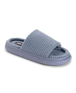 ���N���N�X ���f�B�[�X �V���[�Y �T���_�� MUK LUKS Women's Marsai Slide Slipper Chambray blue �u���[
