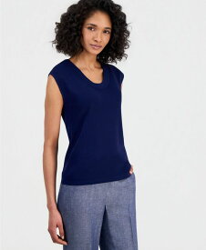 アンクライン レディース アウター ニット・セーター プチ ノースリーブ Anne Klein Women'sleevelessweater Tank Regular & Petite Distant Mountain
