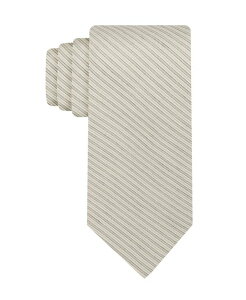 �J���o���N���C�� �����Y �A�N�Z�T���[ �l�N�^�C Calvin Klein Men's Fontana Stripe Pattern Tie Oatmeal �I�[�g�~�[��