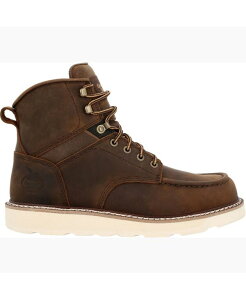 �W���[�W�u�[�c �����Y �V���[�Y �u�[�c�E���C���u�[�c T�V���c GEORGIA BOOT Men's Core 37 Wedge Steel Toe Work Boot Brown �u���E��