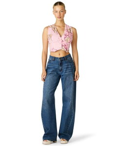 �X�e�B�[�u �}�f�� ���f�B�[�X �g�b�v�X �x�X�g V�l�b�N Steve Madden Women's Raleen V-Neck Vestulip Fields Floral