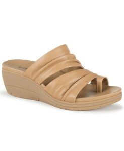 �x�A�g���b�v�X ���f�B�[�X �V���[�Y �X���b�|���E���[�t�@�[ �T���_�� Baretraps Women's Erla Slip-On Wedge Sandals Dune