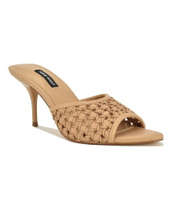 �i�C���E�F�X�g ���f�B�[�X �V���[�Y �X���b�|���E���[�t�@�[ �T���_�� Nine West Women's Kirela Woven Slip-On Stiletto Dressandals Tan �^��