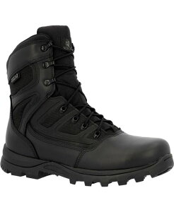 ���b�L�[ �����Y �V���[�Y �u�[�c�E���C���u�[�c ROCKY Men's Enforcer 8 Waterproof Public Service Boot Black �u���b�N