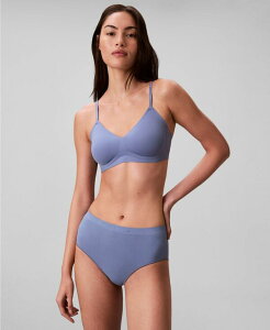�J���o���N���C�� ���f�B�[�X �A���_�[�E�F�A �u���W���[ Calvin Klein Women's Invisibles Gel Wire Lightly Lined Bralette QF7142 Blue Tulip �u���[