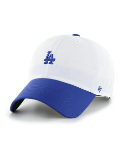 47 �u�����h �����Y �A�N�Z�T���[ �X�q �~�j '47 Brand Men's White/Royalos Angeles Dodgers Vista Mini Clean Up Brrr Adjustable Hat White Royal �z���C�g