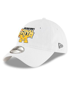 �j���[�G�� �����Y �A�N�Z�T���[ �X�q New Era Men's White Michigan Wolverines 2026 NCAA Men's Basketball Tournament March Madness Final Four 9TWENTY Adjustable Hat White �z���C�g