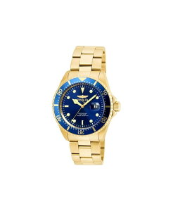 �C���r�N�^ �����Y �A�N�Z�T���[ �r���v Invicta Men's 22063 Pro Diver Quartz 3 Hand Blue Dial Watch Gold �S�[���h