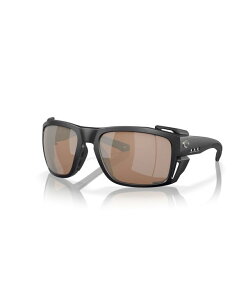 �R�X�^�f���}�[�� �����Y �A�N�Z�T���[ �T���O���X�E�A�C�E�F�A Costa Del Mar Men's King Tide Polarized Sunglasses 6S9111 Black Pearl �p�[��