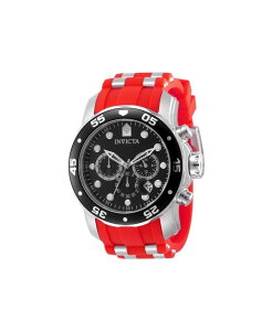 �C���r�N�^ �����Y �A�N�Z�T���[ �r���v Invicta Men's 49829 Pro Diver Quartz VD53 Metal Dial Watch Red ���b�h