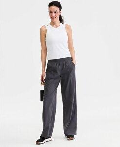 �C�f�I���M�[ ���f�B�[�X �{�g���X �J�W���A���p���c ���C�h���b�O IDeology Women'studio Wide Leg Pants Macy's Exclusive Deep Charcoal �`���R�[��