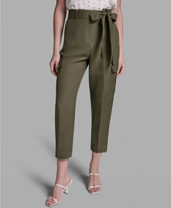 �r�[�V�r�[�W�[ ���f�B�[�X �{�g���X �J�W���A���p���c BCBG Women's Tie-Waist Utility Pants Rustic Olive �I���[�u