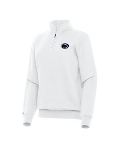 �A���e�B�O�A ���f�B�[�X �A�E�^�[ �p�[�J�[�E�X�E�F�b�g �V���c Antigua Women's White Penn State Nittany Lions Victory Quarter-Zip Sweatshirt White �z���C�g