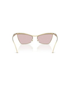 �W�~�[�`���[ ���f�B�[�X �A�N�Z�T���[ �T���O���X�E�A�C�E�F�A Jimmy Choo Women's Cat Eye Sunglasses JC4014H Pale Gold �S�[���h