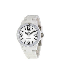 �C���r�N�^ ���f�B�[�X �A�N�Z�T���[ �r���v Invicta Women's 1207 Angel Quartz Dial Watch White �z���C�g